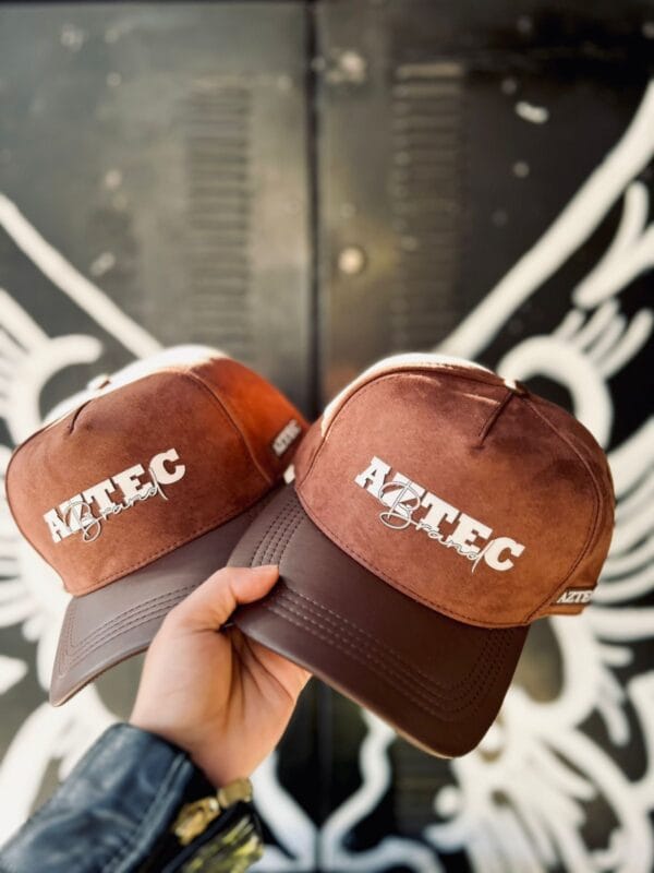 Boné Dad Hat Aztec Biicolor em Tecido Camurça - Imagem 3