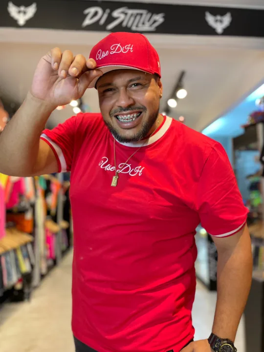 Camiseta UseDiH Vermelha "GG Não é o Limite"