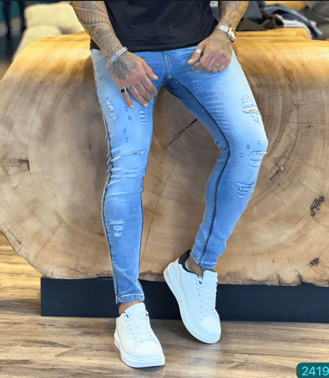 Calça Skinny Jeans Masculina