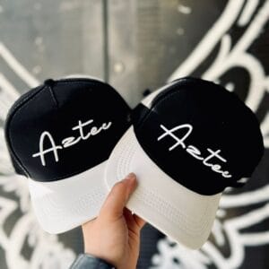 Boné Dad Hat Aztec Biicolor em Tecido Camurça