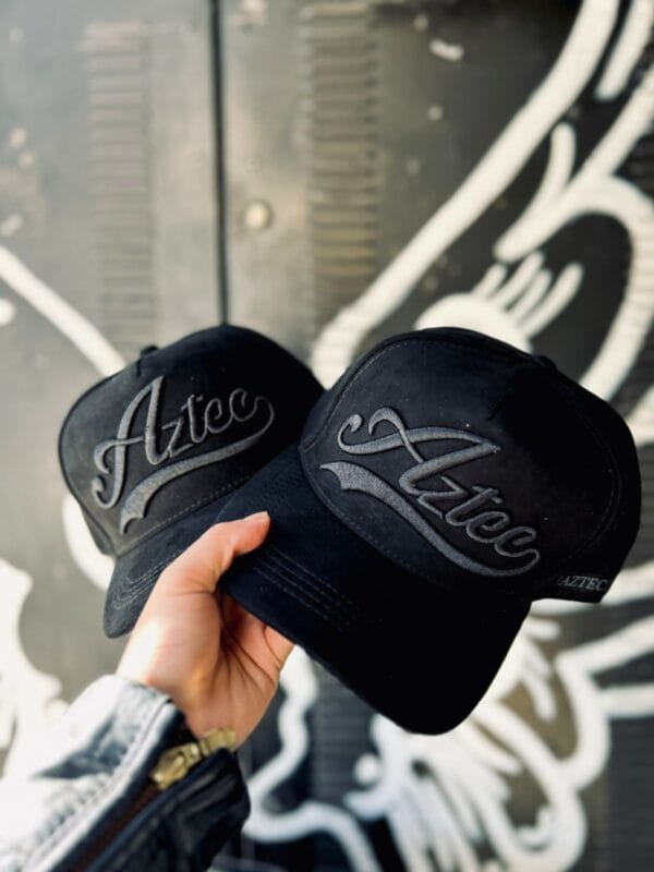 Boné Dad Hat Aztec Unicolor em Tecido Camurça - Imagem 3