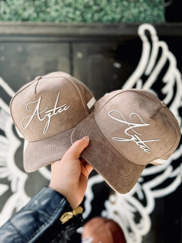 Boné Dad Hat Aztec Unicolor em Tecido Camurça - Imagem 6