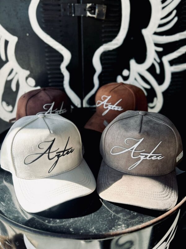 Boné Dad Hat Aztec Unicolor em Tecido Camurça